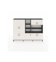 Arges Dolap 14 Raflı 9 Kapaklı 220x30x163 Antrasit-Aytaşı/Antrasit