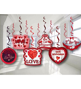 Love Tavan Sarkıt Süs Set-