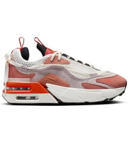 Nike Air Max Furyosa Sneaker White Platform Taban 4cm Kadın Günlük Spor Ayakkabı Krem Turuncu