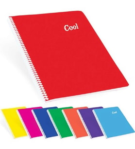 KESKİN COLOR A5 PP KAPAK SPİRALLİ ÇİZGİLİ DEFTER 72 YP