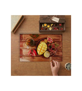 Meyve Tabağı ve Bitki Çayı Tasarımı 240 parça Ahşap Puzzle Ahşap Kutuda MP01740