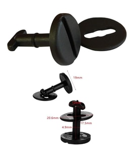 Mini R50 Taban Döşeme Klipsi 82119410191 M1092 25 Adet