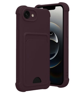 Pilelistore   Apple iPhone 16E Kelvin Kartvizitli Silikon - Derin Mor