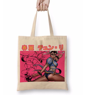Street Fighter Chun Li Bez Çanta Uzun Saplı