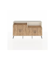 Arges Konsol 4 Raflı 4 Kapaklı 176x30x99 Aytaşı-Çam
