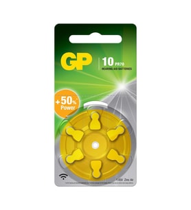 GP ZA10 1.4V Düğme Kulaklık Pili 6'lı Paket