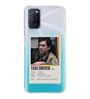 Oppo A52/A72/A92 Uyumlu Taxi Driver Poster Tasarımlı Şeffaf Telefon Kılıfı