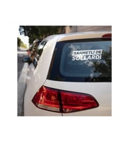 Rahmetli De Sollardı Araba Arka Cam komik Sticker Etiket Yapıştırma