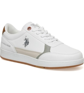 U.S.POLO ASSN MILTON 3FX COMFORT CASUAL SPOR AYAKKABISI (Beyaz)
