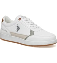 U.S.POLO ASSN MILTON 3FX COMFORT CASUAL SPOR AYAKKABISI (Beyaz)