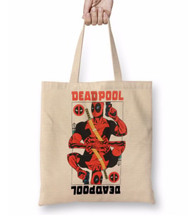 Deadpool Bez Çanta Uzun Saplı