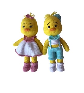 Tonton Civcivler Amigurumi Organik Oyuncak