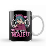Cute Not Your Waifu Anime Girl Japanese Manga Kupa Bardak Porselen