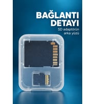 Mey İthalat® Micro SD Hafıza Kartı 256 GB Adaptörlü