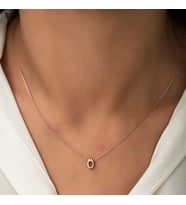 925 Ayar Gümüş Rose 3 Boyutlu Ö Harf Kadın Gümüş Kolye