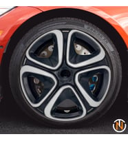 Citroen Xantia 15 İnç Jant Kapağı (Takım) Siyah Gri C102