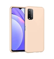 Xiaomi Redmi 9t Kılıf Nano İçi Kadife Silikon - Pudra