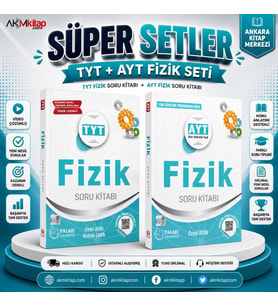Palme TYT AYT Fizik Soru Bankası Seti 2 Kitap