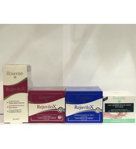 Rosense Rejuvilox Kırışıklık Karşıtı Jel Krem Gece + Gündüz + Serum + Göz Çevresi Bakım Kremi