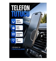 Havalandırma Izgarası Uyumlu Mıknatıslı Araç İçi Telefon Tutucu