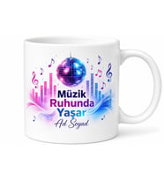 Pop Dinleyenlere Dans Pisti Hit Şarkılar Eğlenceli Ritim Kupa Bardak Hediye