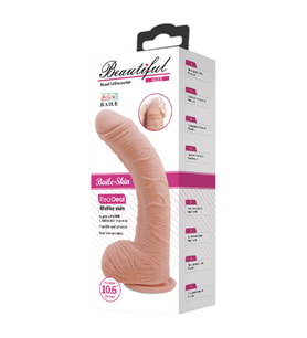 Beautiful 27 CM G-Spot Realistik Damarlı Vantuzlu Dev Dildo Penis