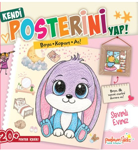 Kendi Posterini Yap! Boya Kopart As! Sevimli Evimiz