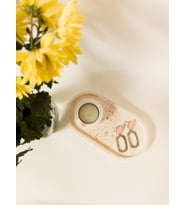 TERRAZZO OVAL TRAY DEKORATİF ALTLIK