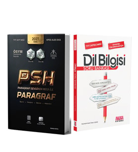 Paragrafı Sevdiren Hoca TYT AYT MSÜ KPSS ALES DGS Paragraf ve AKM Dil Bilgisi Soru Bankası Seti 2 Kitap