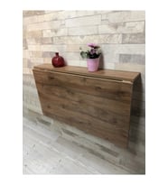 Duvara Monte Katlanır Masa Dresuar 90x65cm Balkon Sehpa