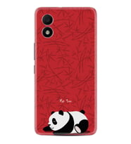 TCL 303 Kılıf Resimli Desenli Silikon Platinium Series Sleeping Panda 1810
