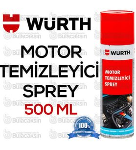 Würth Motor Temizleyici Sprey 500 ml (Su Gerekmez)