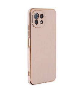 Xiaomi Mi 11 Lite Kılıf Volet Silikon - Pembe
