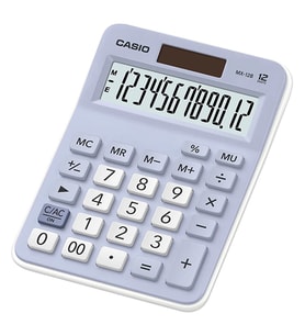 CASIO MX-12B-LB 12 HANE MASAÜSTÜ HESAP MAKİNESİ - MAVİ