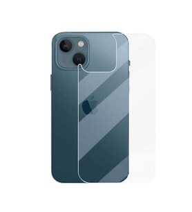 Apple iPhone 13 Mini Uyumlu Arka kapak Cam Telefon Arka Koruyucu Temperli Cam Düşmelerden Kirden Ultra Derece Korur (Şeffaf)