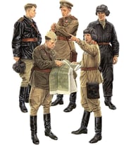 Miniart 35365 1:35 Saha Briefigindeki Sovyet Görevliler. Özel Üretim
