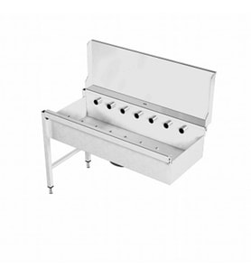 Electrolux Professional Derin Hazneli Ve Sırtlı Kısa Silindirli Konveyör, 1300 Mm HSSRDB13SB