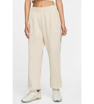 Nike Sportswear Regular Fit Pant Bol ve Uzun Kesim Eşofman Altı Krem