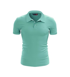 %100 Pamuk Polo T-Shirt IMPERO MİNT