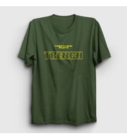 Presmono Unisex Haki Trench Twenty One Pilots T-Shirt 120231tt (Haki)