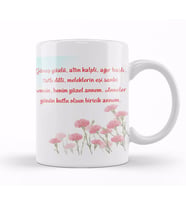 Anneler Günü Annelere Hediye 036 Kupa Bardak Porselen