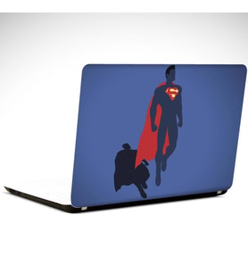 Süperman Gölge Laptop Sticker 14 inch (35X26CM)