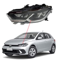 LEOPARTS Volkswagen Polo Far Lambası Sol (Ledli) 2021-2023 2G1941005C