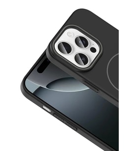 Pilelistore   iPhone 16 Pro Max Broş Magsafe Kapak - Siyah
