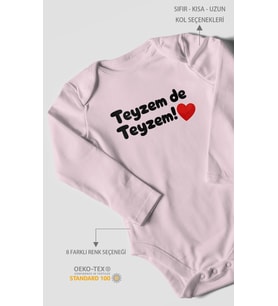 Teyzem De Teyzem! Uzun Kollu Çıtçıtlı Bebek Body