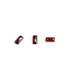 Hacimsel Kristal N2 Yakut Baget 10'lu Paket - 3D Kırmızı Nail Art Taşı