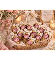 Mumelia Ayçiçek Buket - Doğal Soya Hediyelik Mum - Pembe - 15 Adet
