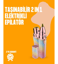 Mini Usb Şarjlı Elektrikli Epilatör – Kaş Yüz Tüy Temizliği İçin 2'Si 1 Arada