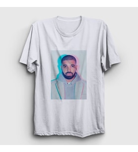 Presmono Unisex Beyaz Hotline Bling Drake T-Shirt 321420tt