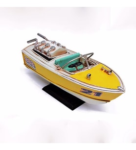 Standlı Dekoratif Metal Hız Botu C0945